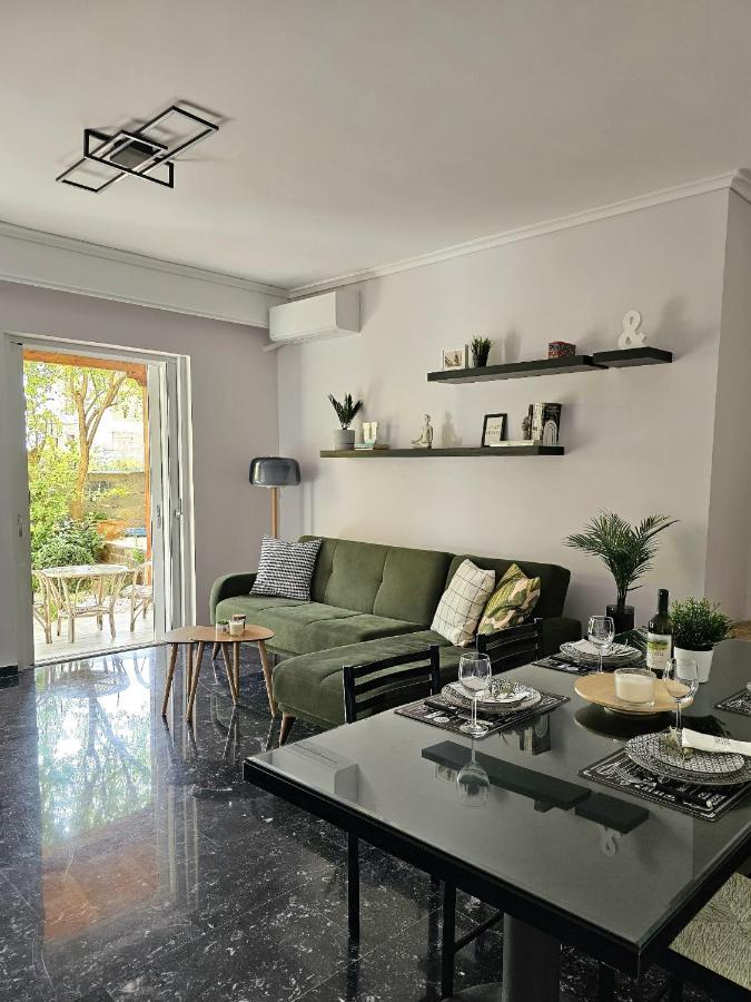 Modern Garden View Apt In Voula, Athens - Luxe Екстер'єр фото